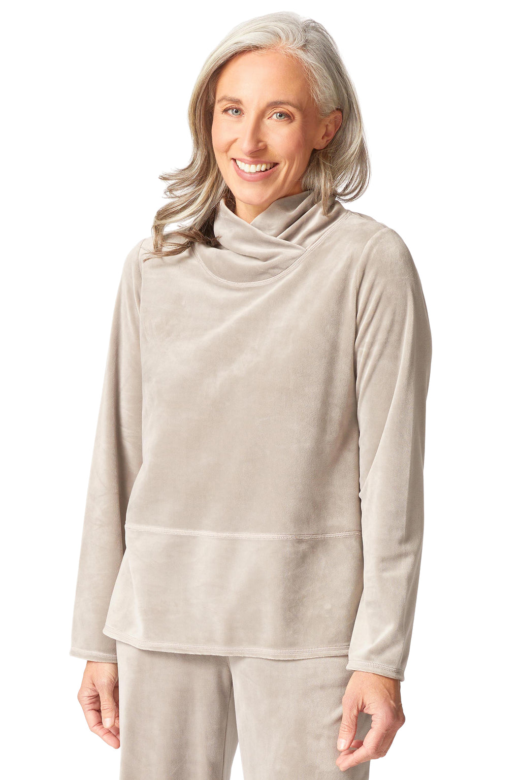 Cozy Velour Tranquil Top