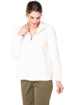 Escape Oceanfront Zip Pullover, Fall Winter Women's Outerwear