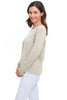 Avalin Trimmed Scoop Neck Sweater, Spring Summer Women's Sweaters. 