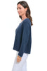 Avalin Trimmed Scoop Neck Sweater, Spring Summer Women's Sweaters. 