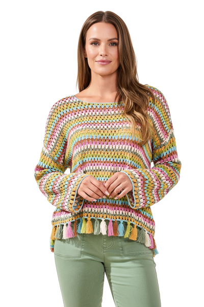 Beach Blanket Tassel Sweater