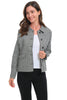 Tribal Checkmate Chic Jacket, Spring Summer Women's Outerwear. Black