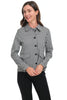 Tribal Checkmate Chic Jacket, Spring Summer Women's Outerwear. Black