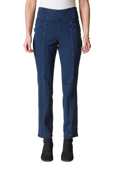 Stonewashed Seamed Pocket Pant