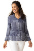 Patchwork Flounce Blouse