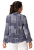 Patchwork Flounce Blouse
