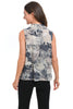 Habitat Clothes Destination Unknown Bistro Drape Collar Top, Spring Summer Women's Shirts Woven. Willow