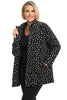 Boiled Wool Pebbled Swing Coat