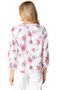 Habitat Clothes Crinkle Cotton Romance Blouse, Spring Summer Women's Shirts Woven. Coral