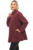 Boiled Wool Swing Coat