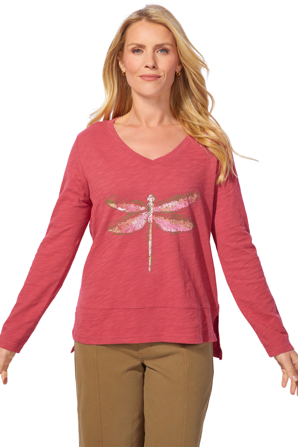 Dragonfly Easy V Tee