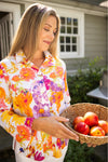 Crinkled Cotton Sunflower Jacket