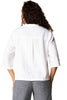 Habitat Clothes Linen Relaxed Camp Shirt, Spring Summer Women's Shirts Woven. White