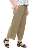 Crosshatch Barrel Crop Pant