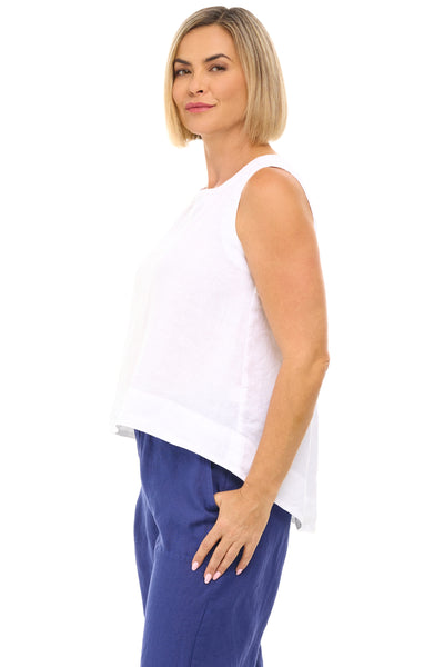 Hanky Linen Hi-Lo Tank
