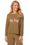 Stamped Foliage Boxy Tee