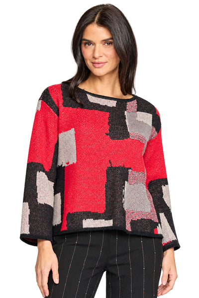 Collage Swing Sweater
