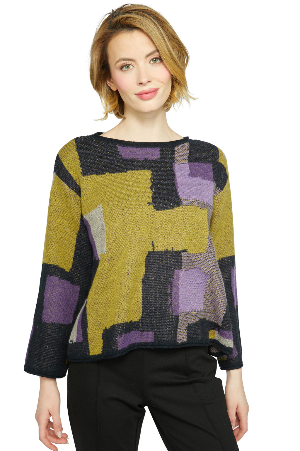 Collage Swing Sweater