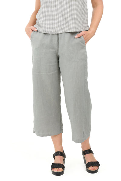 Linen Easy Crop Pant