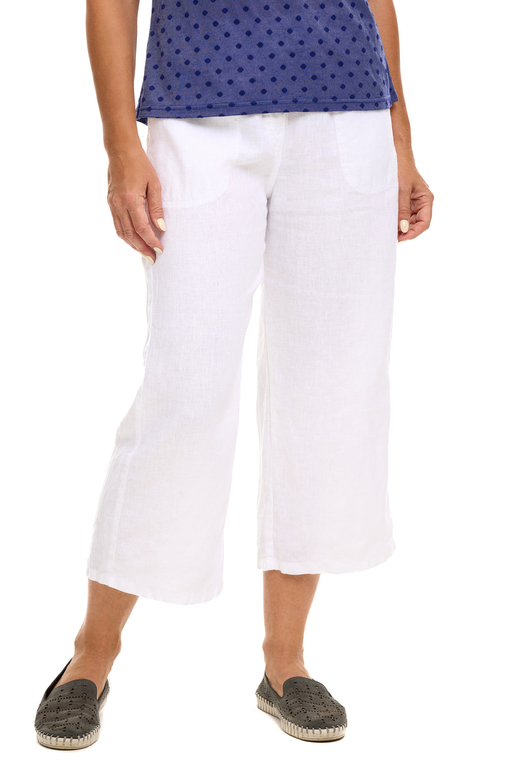 Linen Easy Crop Pant