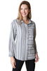 Habitat Clothes Change Your Stripes Tunic, Fall Winter Women's Shirts Woven