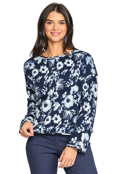 Soft Focus Floral Sweater