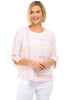 Baja Weave Button Back Pullover