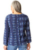 Embroidered Cotton Button Back Pullover