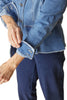 Stretch Denim Peplum Jacket