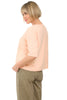 Linen Cotton Elbow Sleeve Top