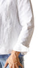 Habitat Clothes Etched Flower Jean Jacket, Spring Summer Women's Outerwear. White