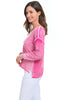 Tribal Sandwashed Sweater, Spring Summer Women's Sweaters. Gardenia