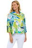 Crinkle Pocket Pullover Blouse