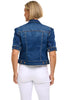 Stretch Denim Elbow Sleeve Jacket