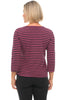 Black Striped Boatneck