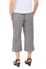 Crinkle Check Easy Crop Pant