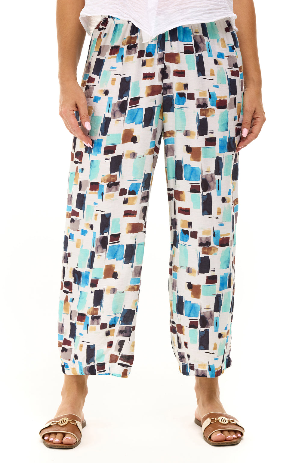 Sea Glass Crop Pants