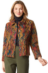 Tapestry Weave Cargo Jacket