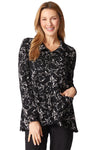Jacquard Scroll Swing Jacket
