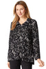 Jacquard Scroll Swing Jacket