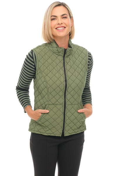 Quilted Zip Vest