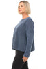 Marled Sweater Knit Pocket Pullover