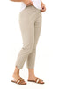 Signature Notched Hem Cotton Crop