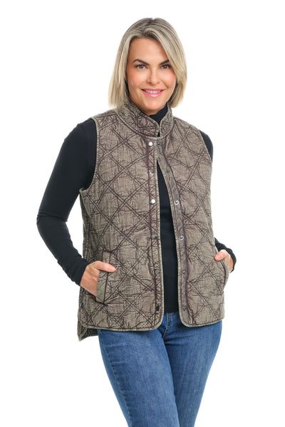 Windjammer Quilted Cotton Vest