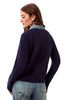 Mixed Media Sweater Jacket