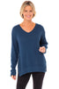 Seed Stitch V Sweater