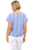 Frill Sleeve Tie Front Top