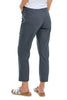 Foil Sweet Duet Convertible Cuff Pant, Spring Summer Women's Pants. Basalt