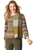 Winter Whimsy Mixed Pattern Sweater