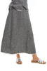 Foil Natural Blender Linen Skirt, Spring Summer Women's Skirts. Salt N Pepper